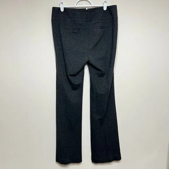 Cabi Charcoal Ponto Knit Career Wear Pants 6 Women - Picture 4 of 9